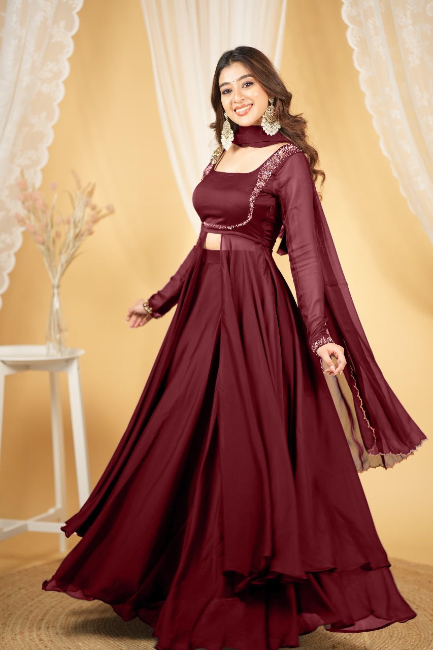 β¨ Step Into Royalty β Limited Edition Rangoli Silk Lehenga Set β¨