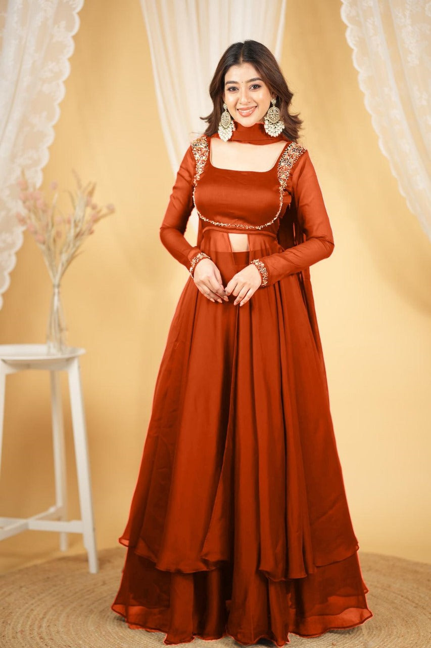 β¨ Step Into Royalty β Limited Edition Rangoli Silk Lehenga Set β¨