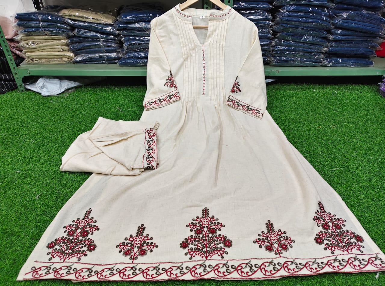 🆕 New Launch – Elegant Cotton Flex Kurti; Pant Set 💃✨