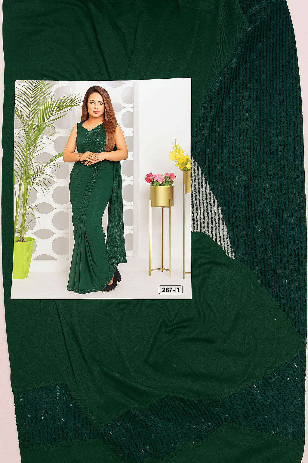 ✨ Special Raksha bandhan Offer Elegant Georgette Ready to wear Saree