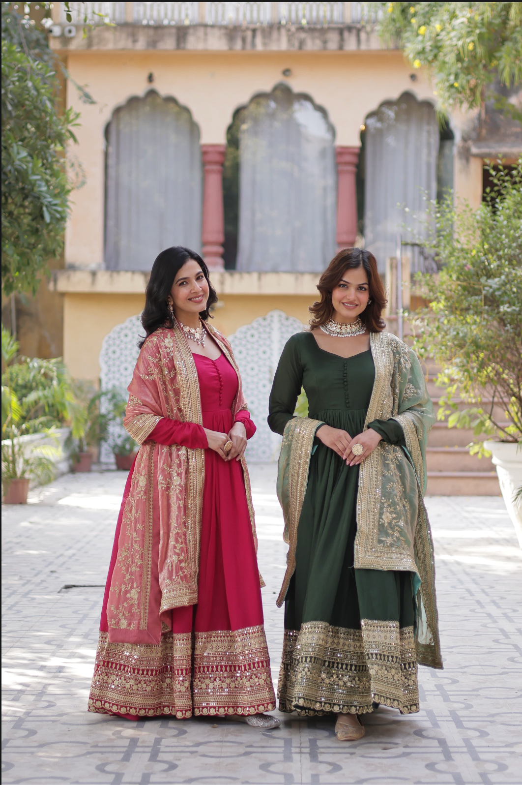 👗 GOWN-WITH-DUPATTA COLLECTIONS 2025💃🏼