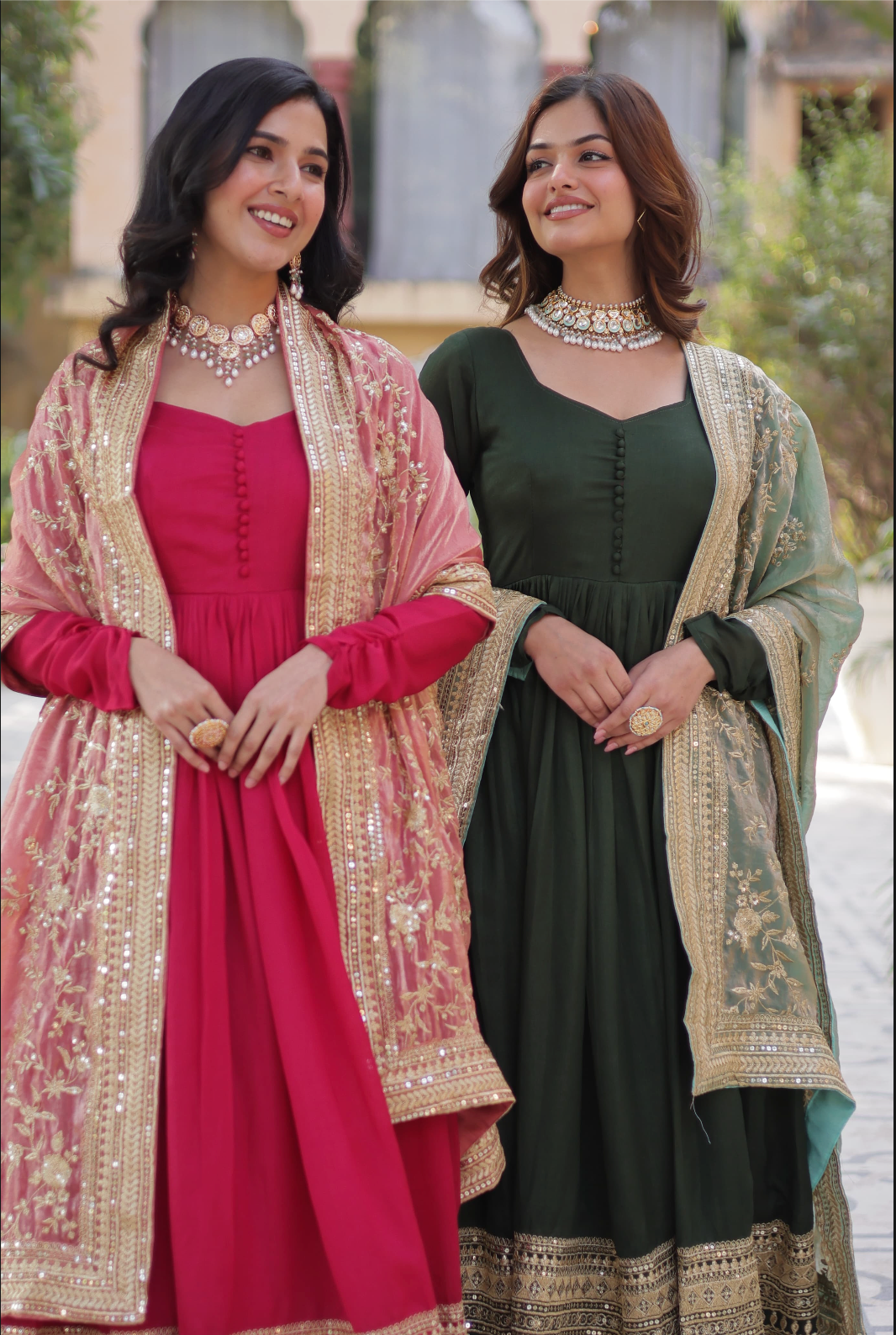 👗 GOWN-WITH-DUPATTA COLLECTIONS 2025💃🏼