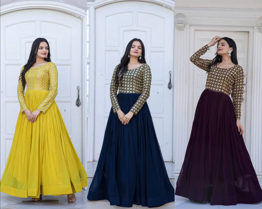 Grand Festive Gown – Code: K-1034