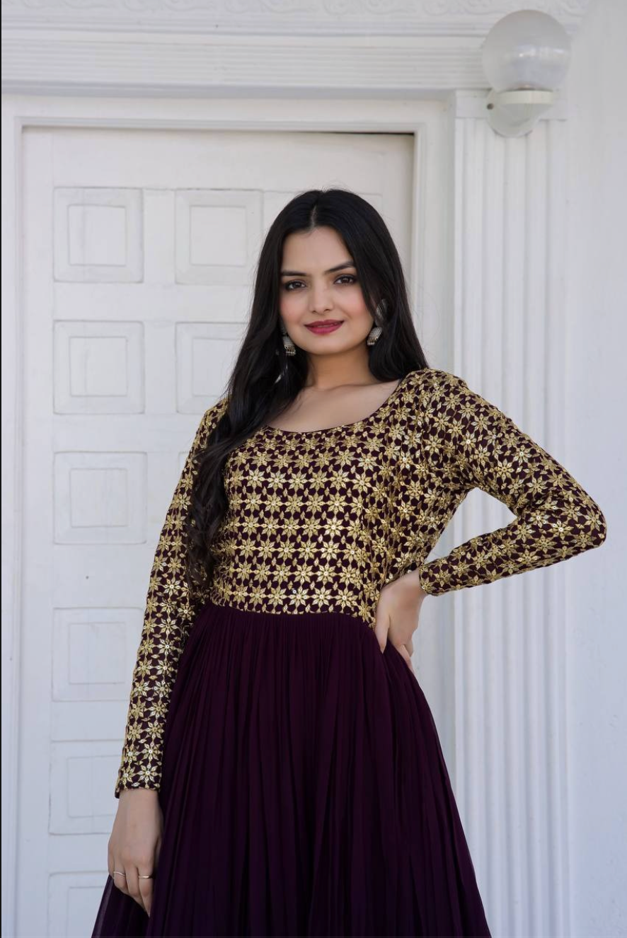 Grand Festive Gown – Code: K-1034