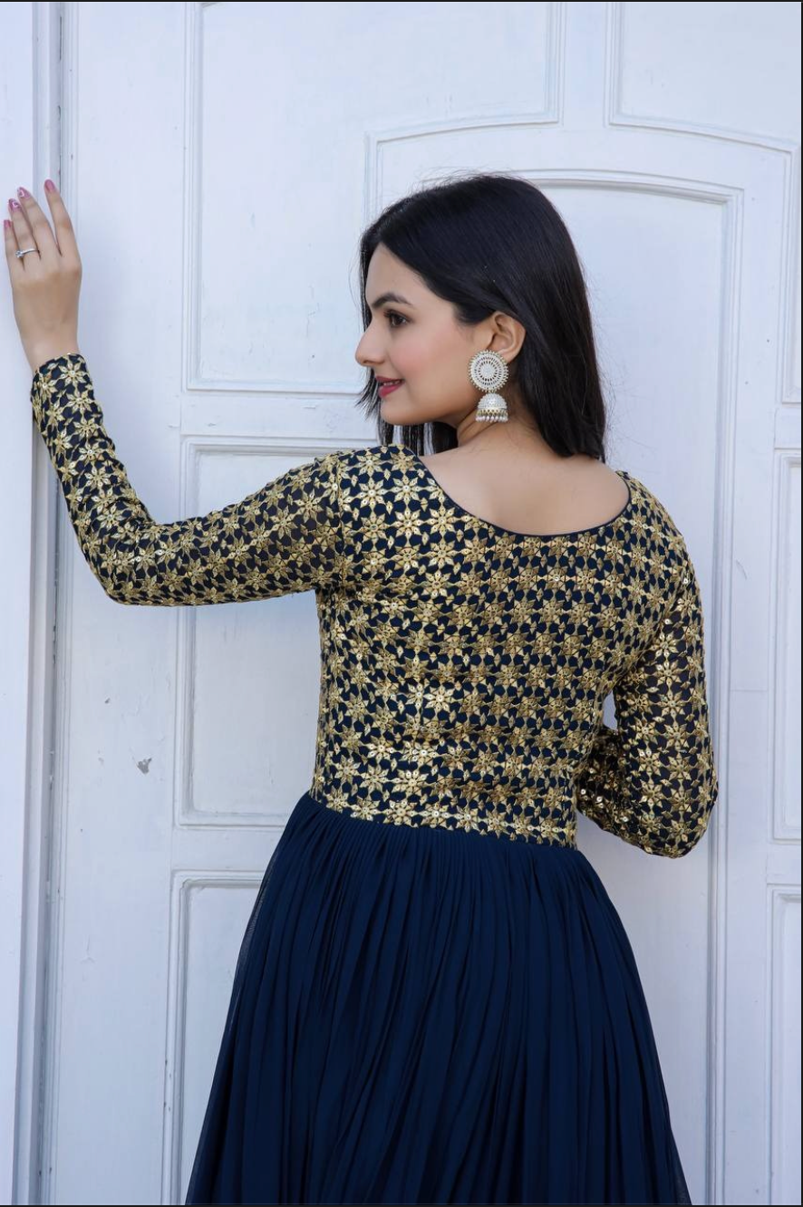 Grand Festive Gown – Code: K-1034